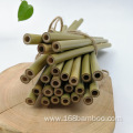 Recyclable biodegradable bamboo drink straw with laser logo